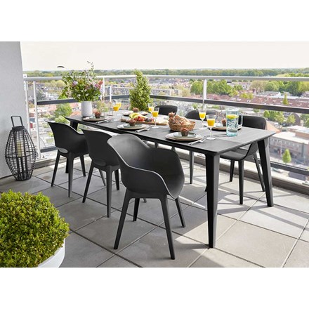 Lima Outdoor 6 Seater Dining Set by Norfolk Leisure