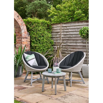 Chedworth Curved Bistro Set by Norfolk Leisure