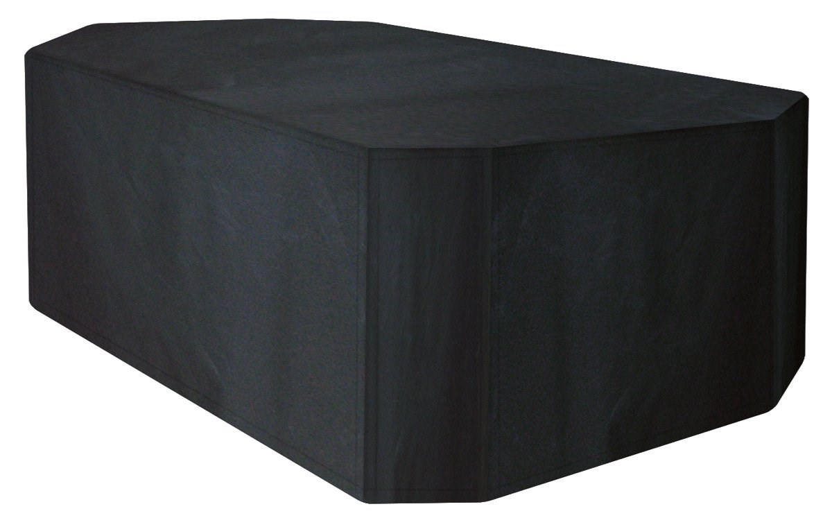 Rectangular 6 Seater Furniture Set Cover 270cm x 89cm - Premium - Black