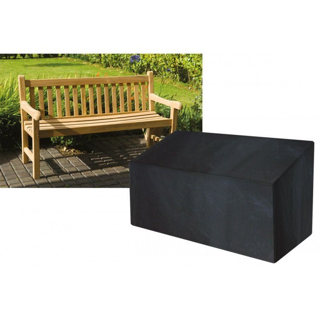 3 Seater Bench Cover 163cm x 81cm - Premium - Black