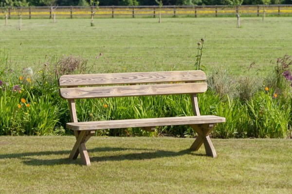 1.6m (5ft 3in) Harriet Wooden Garden Bench by Zest 4 Leisure®