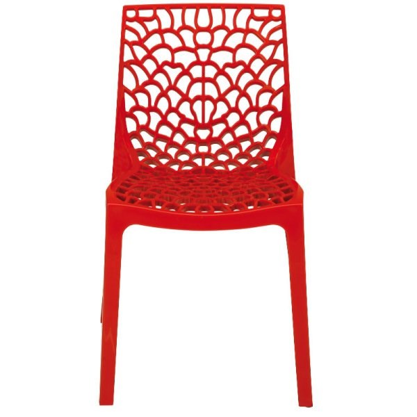 Neptune Polypropylene Chair Rosso Red