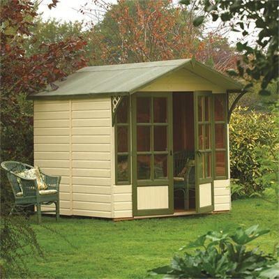 H2.2m (7ft 3in) Eaton Garden Summer House by Rowlinson®