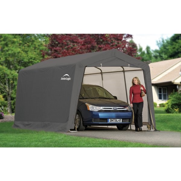 20ft x 10ft Peak Style Car Port by Rowlinson®