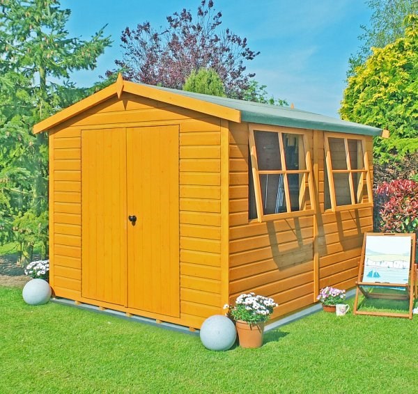 Bison Heavy Duty Apex Shed 10 x 8 ft (305 x 244 cm)