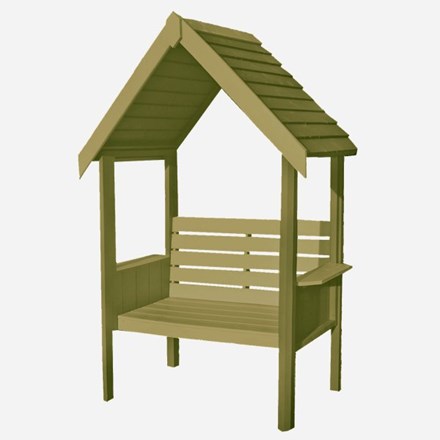 Blossom Arbour with Seat 4ft x 2ft (123cm x 65cm)