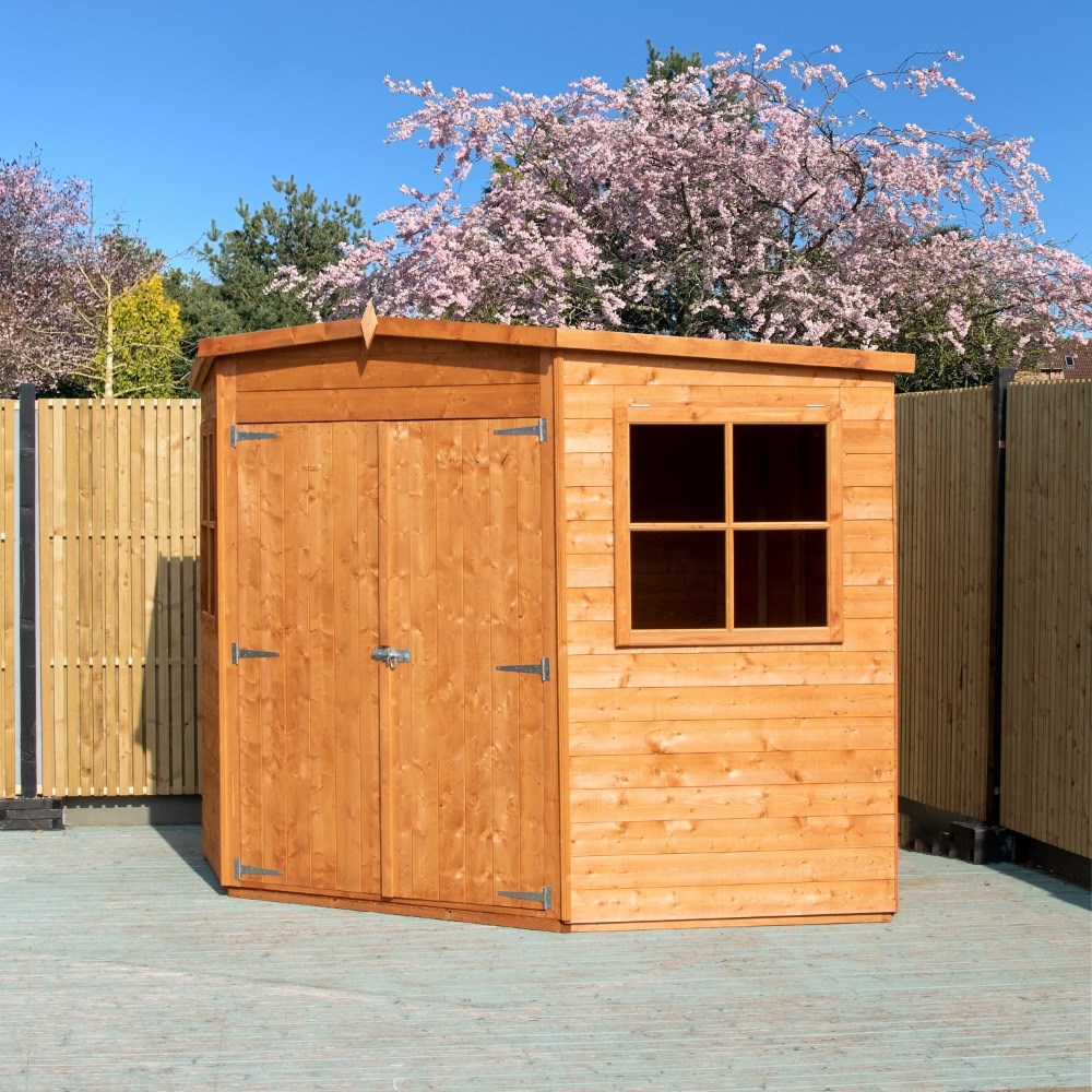 Corner Shed 7 x 7 Pressure Treated