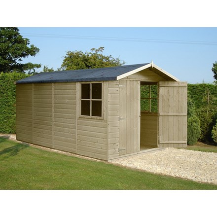 Jersey Pressure Treated Apex Shed 7 x 13