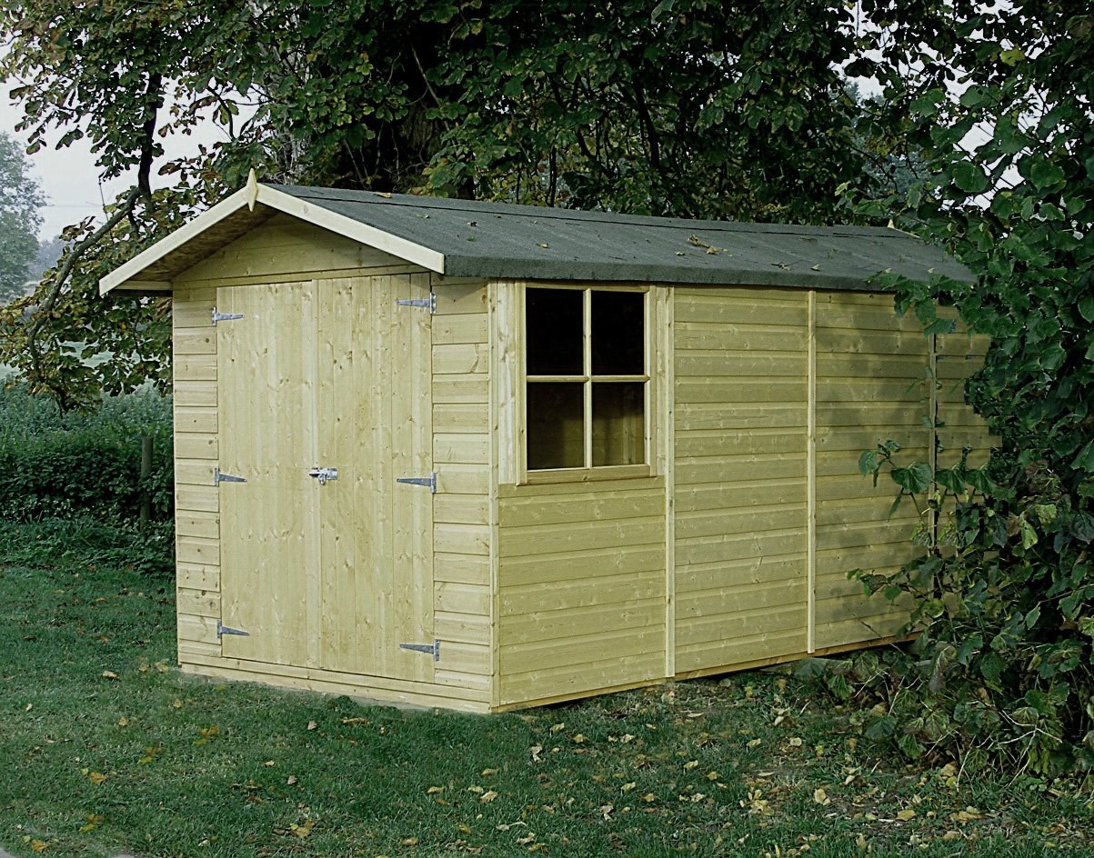Jersey Pressure Treated Apex Shed 7 x 13