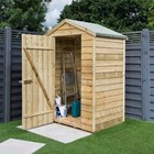 4ft x 3ft Overlap Timber Shed by Rowlinson