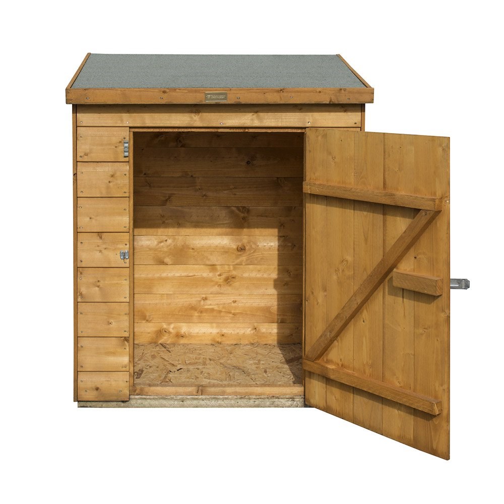3ft x 2ft Shiplap Timber Patio Store by Rowlinson