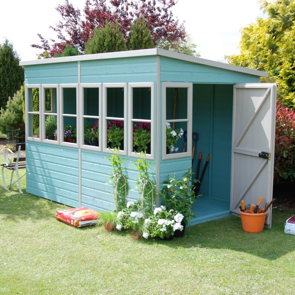 Sun Pent Shed 10ft x 6ft