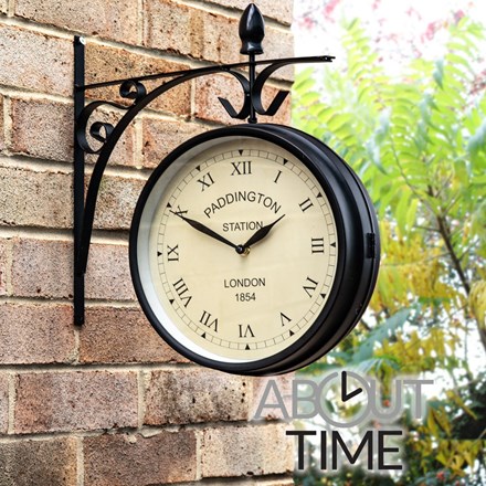 Paddington Station 26cm (10.4\) Garden Wall Clock - by About Time™"