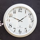 Perfect Time Radio Controlled Outdoor Clock - 57.5 cm (23\) Antique White - by About Time™"