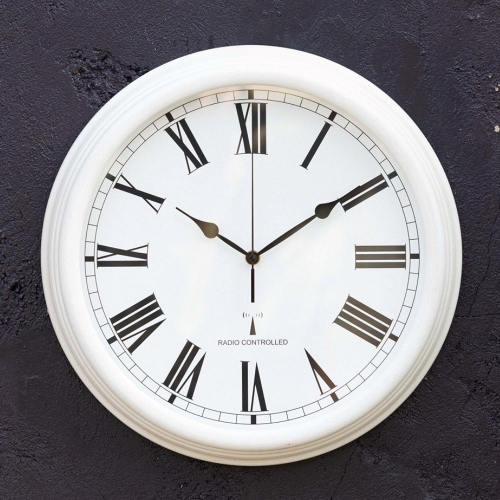 Radio Controlled Outdoor Wall Clock