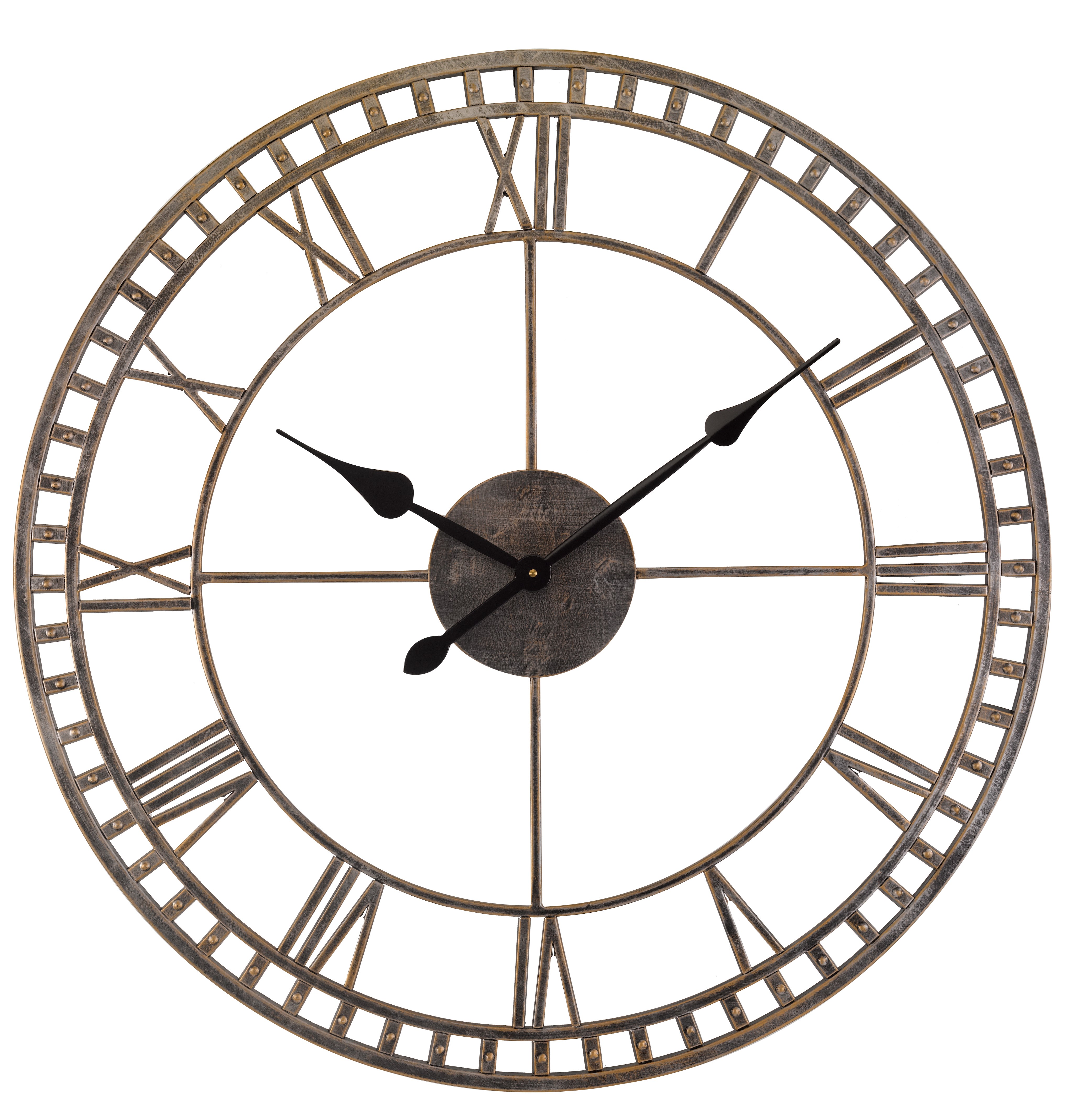 Buxton XL 31\ Outdoor Skeleton Wall Clock