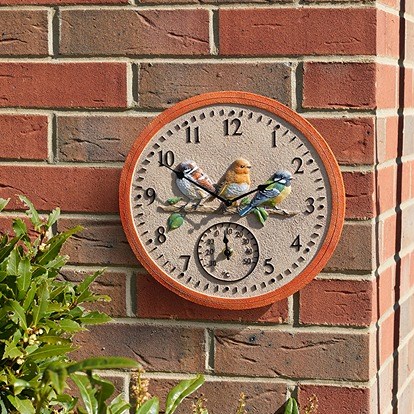 Birdwood Outdoor Wall Clock