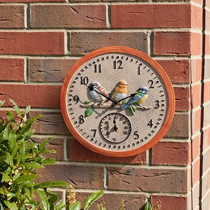 Birdwood 12\ Outdoor Wall Clock"