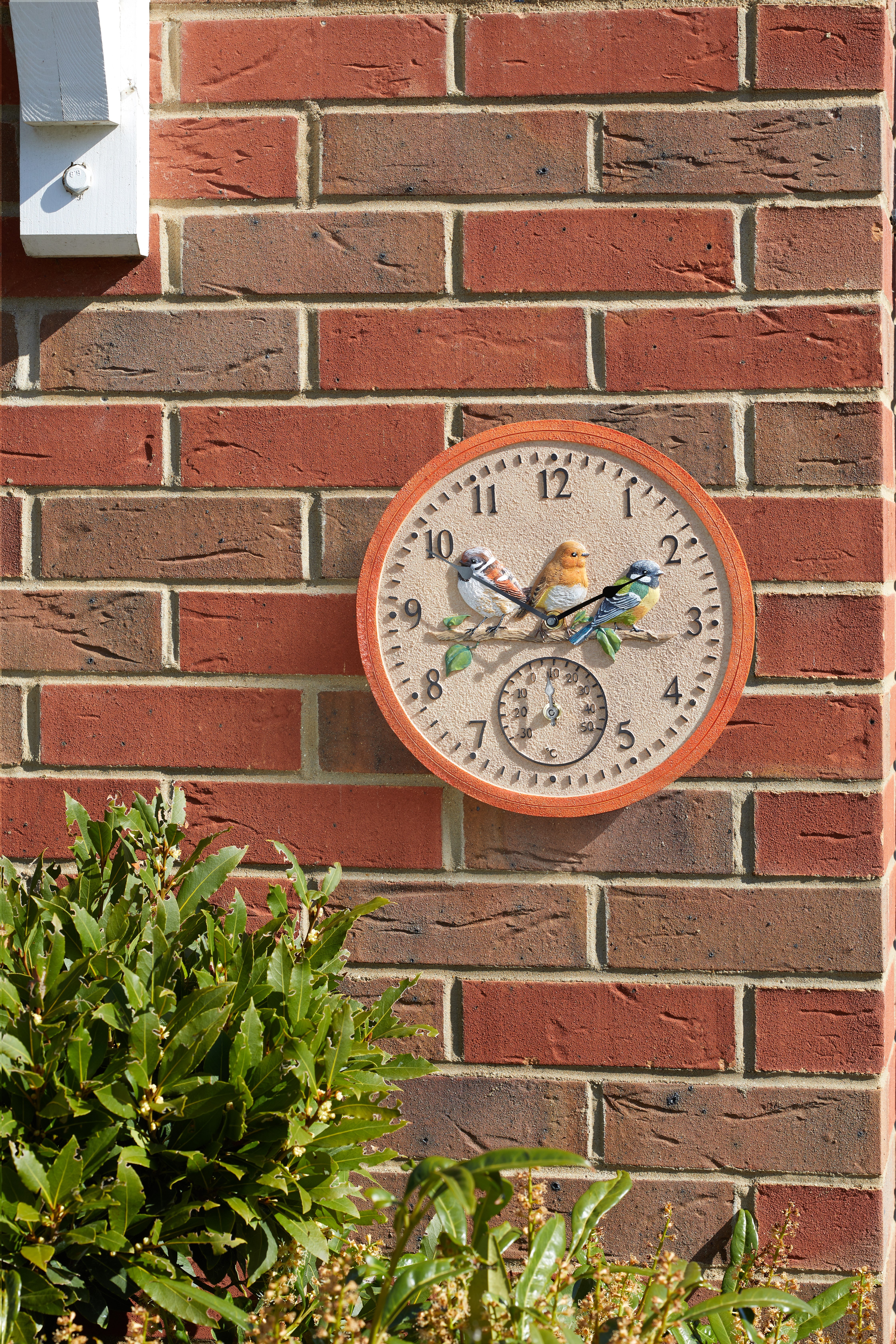 Birdwood 12\ Outdoor Wall Clock