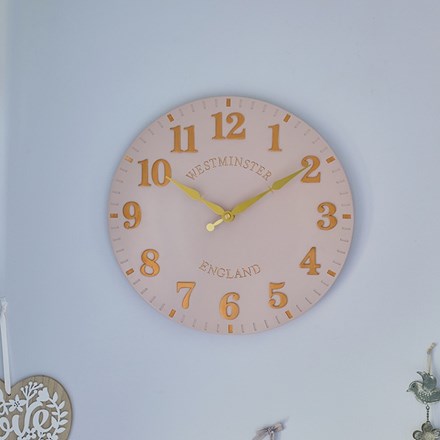 Westminster Soapstone 12\ Outdoor Wall Clock"