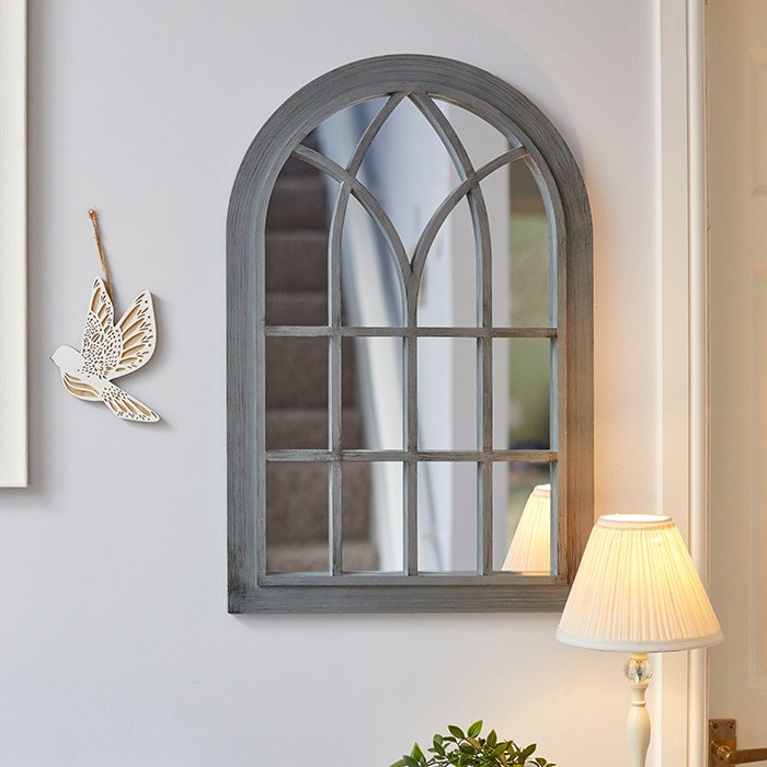 Slate Eden Arched Wall Mirror
