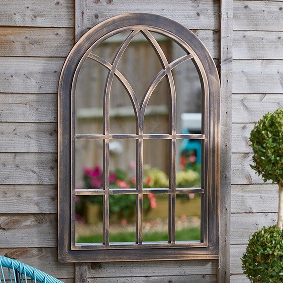 Coppergris Eden Arched Wall Mirror