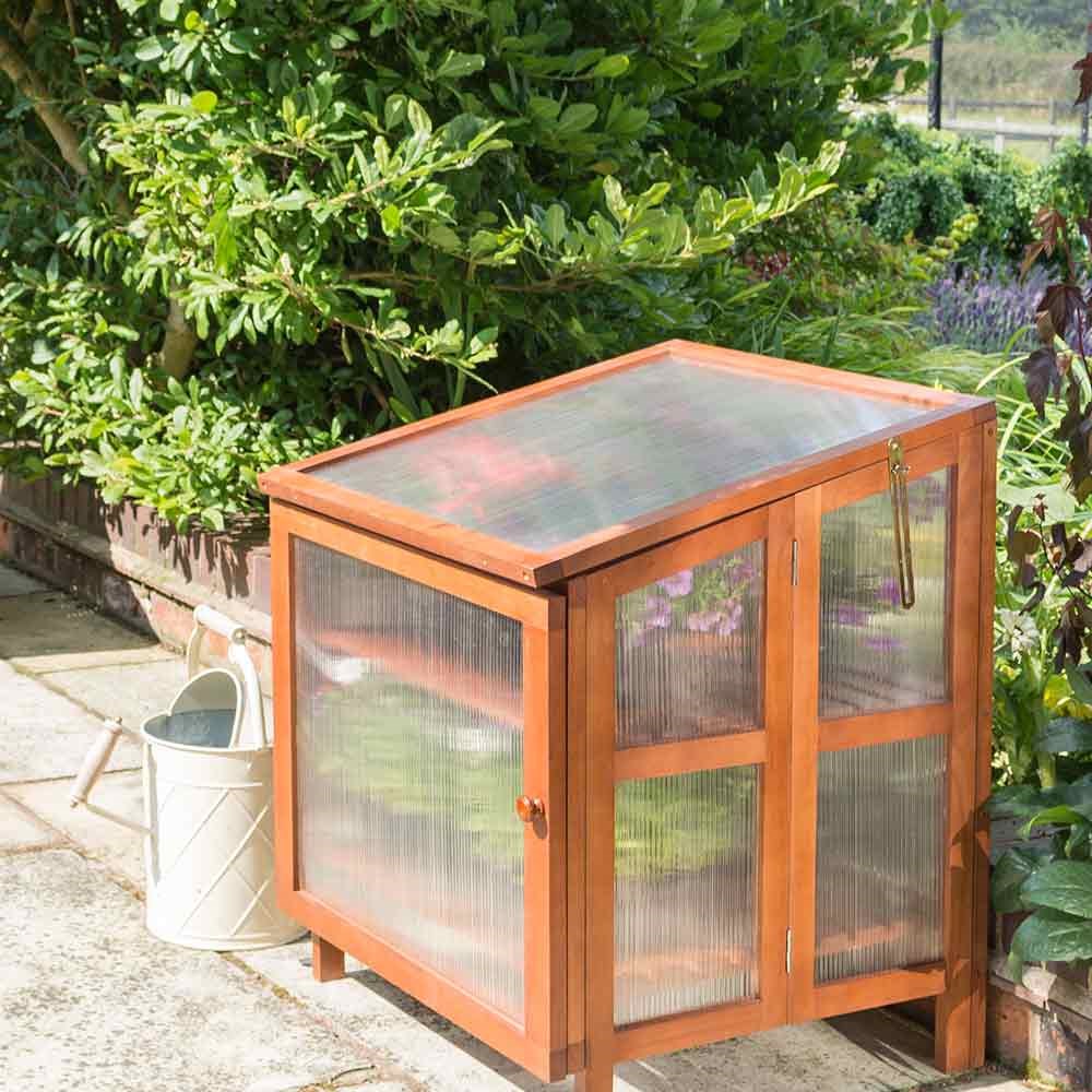 W80cm (31in) Hardwood Cold Frame Greenhouse by Rowlinson®