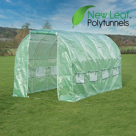 4m x 2m (13ft 1in x 6ft 7in) Premium Polytunnel by New Leaf™