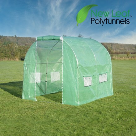2.5m x 2m (8ft 2in x 6ft 7in) Premium Polytunnel by New Leaf™