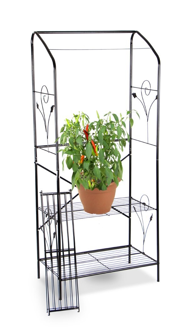 Lacewing™ 4 Tier Mini Greenhouse Plant Stand with Removable Cover 159cm x 70cm
