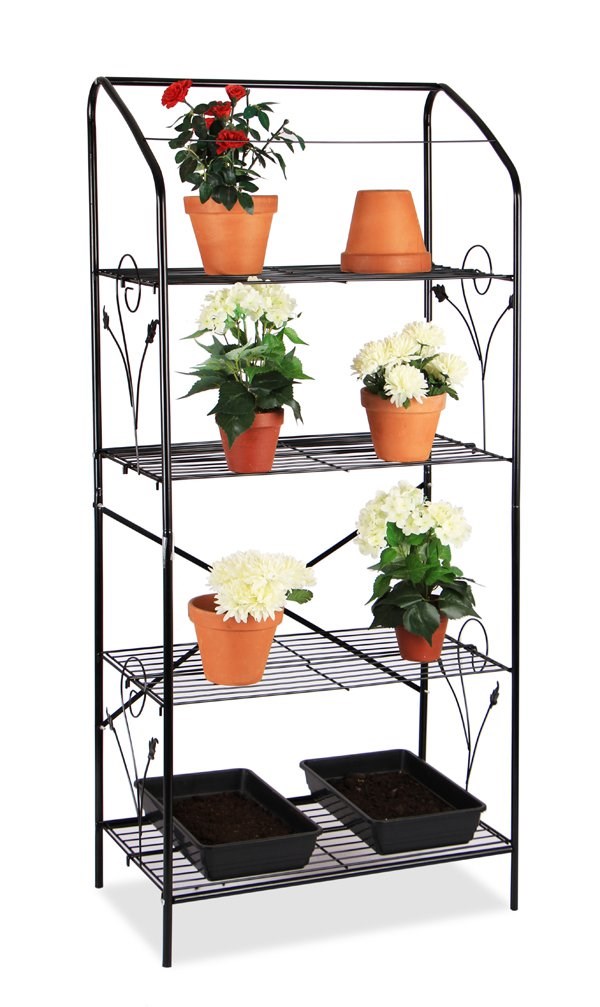 Lacewing™ 4 Tier Mini Greenhouse Plant Stand with Removable Cover 159cm x 70cm