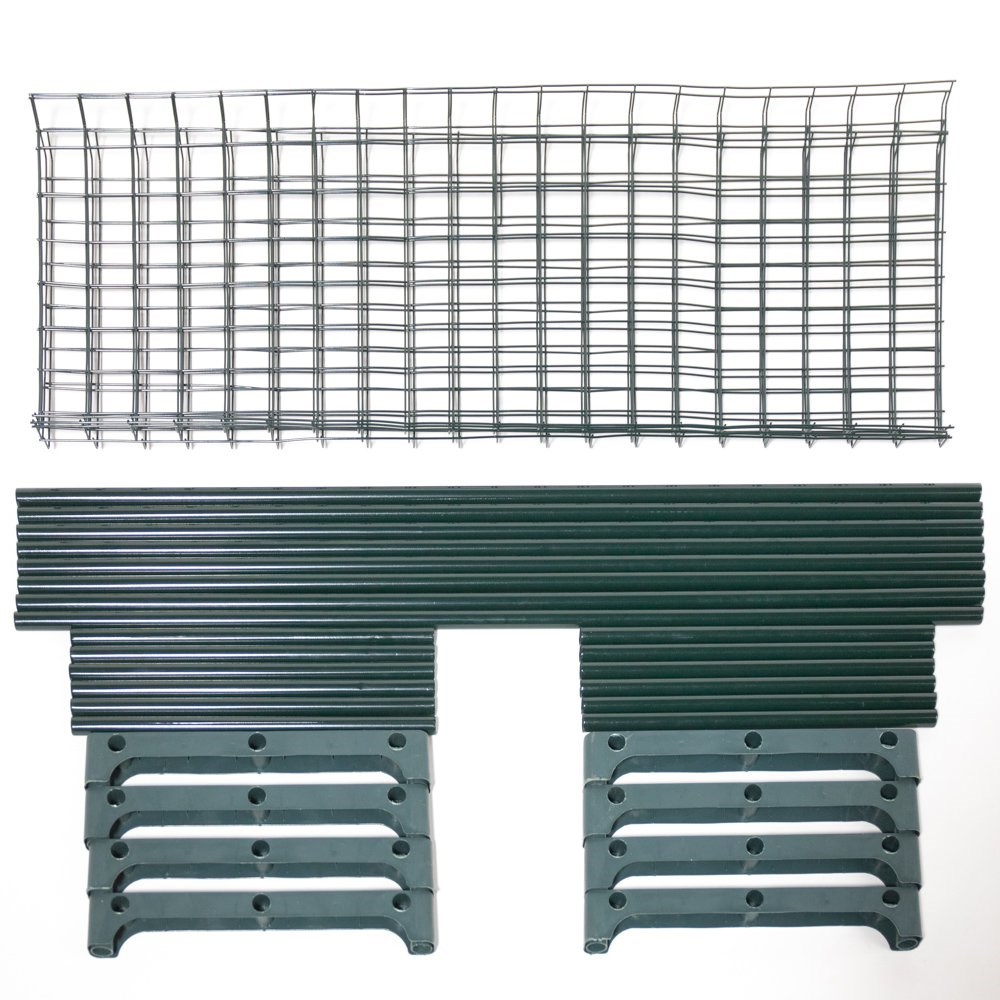 Set of Two 3ft 5in Lacewing™ 4 Tier Greenhouse Staging in Green