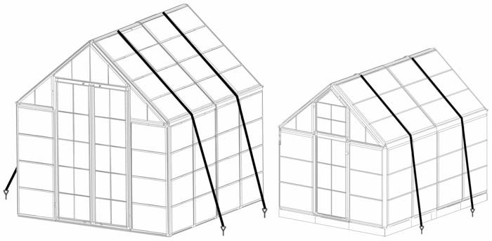 Palram - Canopia Anchoring Kit - Greenhouses