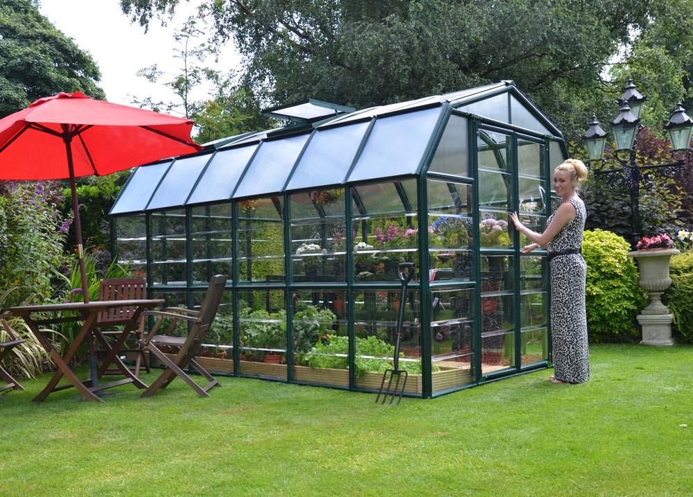 Palram - Canopia Grand Gardener Clear Greenhouse 8x12 9' x 13'