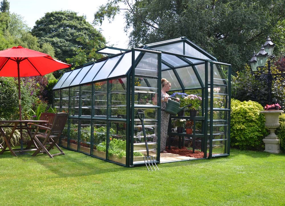 Palram - Canopia Grand Gardener Clear Greenhouse 8x12 9' x 13'