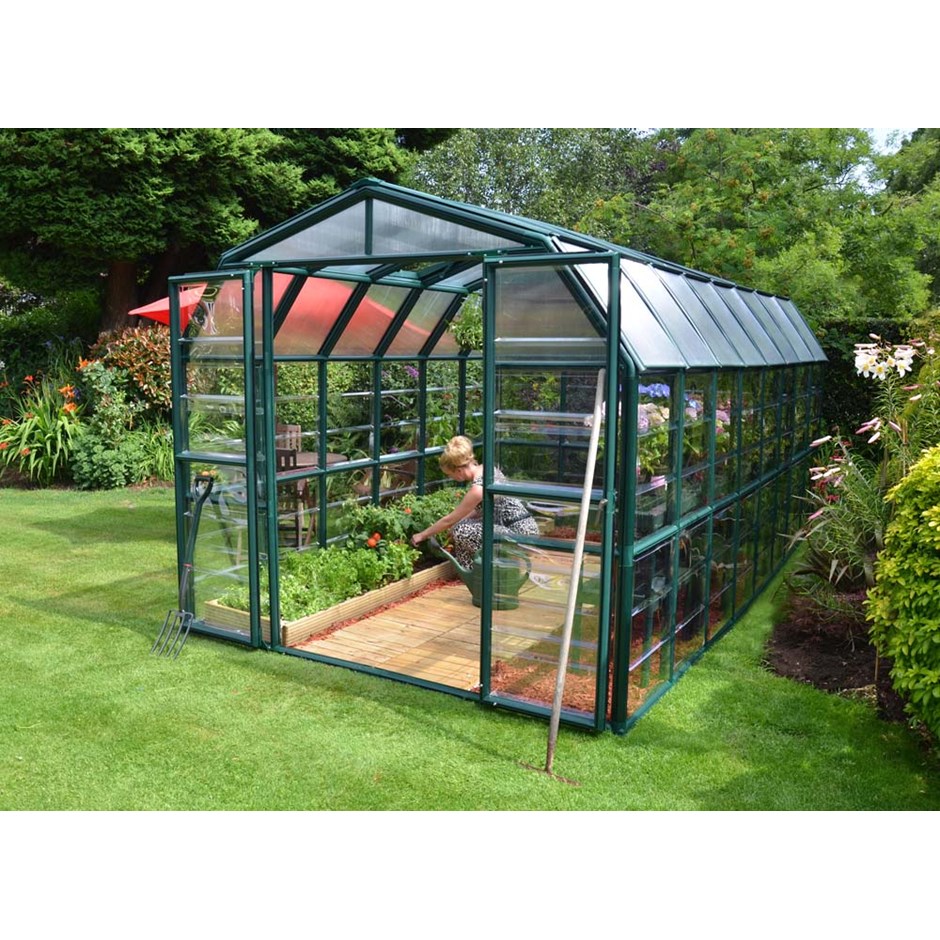 Palram - Canopia Grand Gardener Clear Greenhouse 8x16 9' x 17'