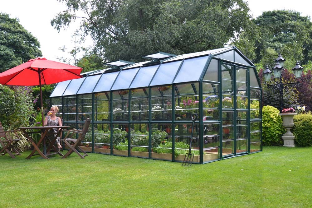 Palram - Canopia Grand Gardener Clear Greenhouse 8x16 9' x 17'