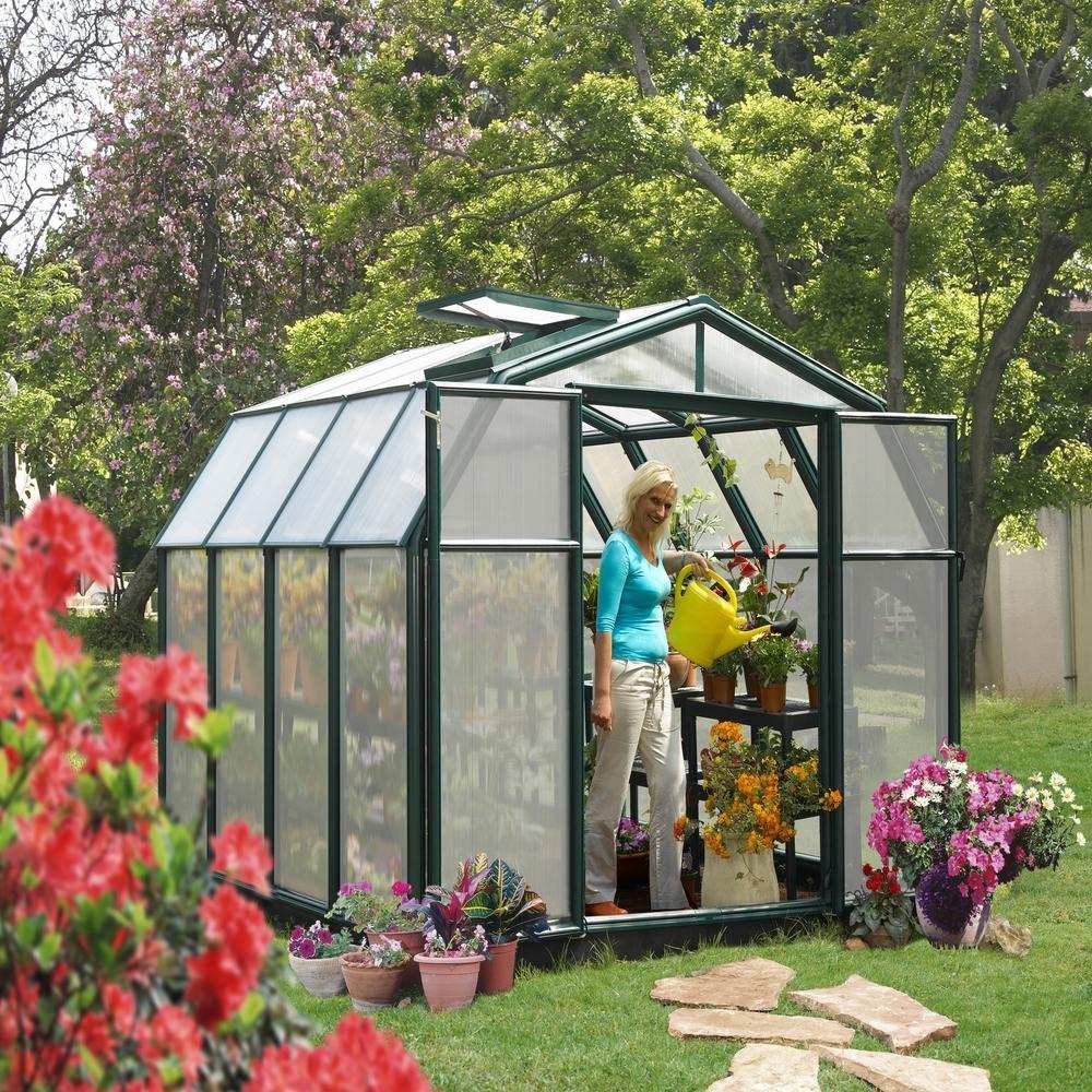 Palram - Canopia Hobby Gardener Greenhouse 8x8 9' x 9'