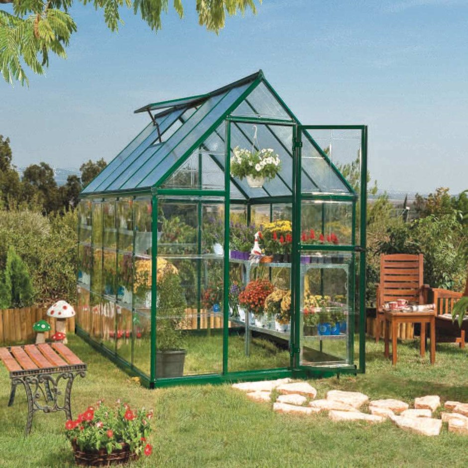 Palram - Canopia Hybrid Greenhouse 6x10 - Green