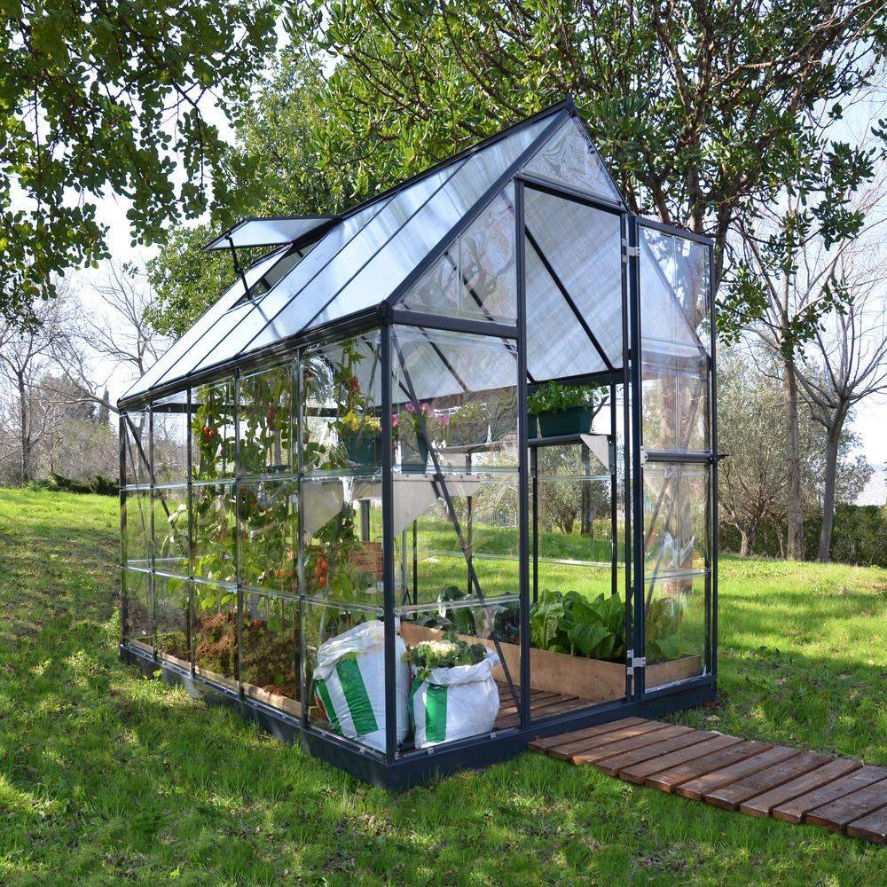 Palram - Canopia Hybrid Greenhouse 6x10 - Grey