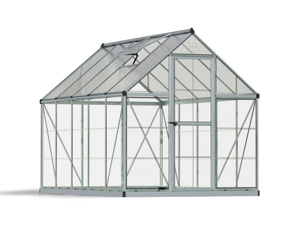 Palram - Canopia Hybrid Greenhouse 6x10 - Silver