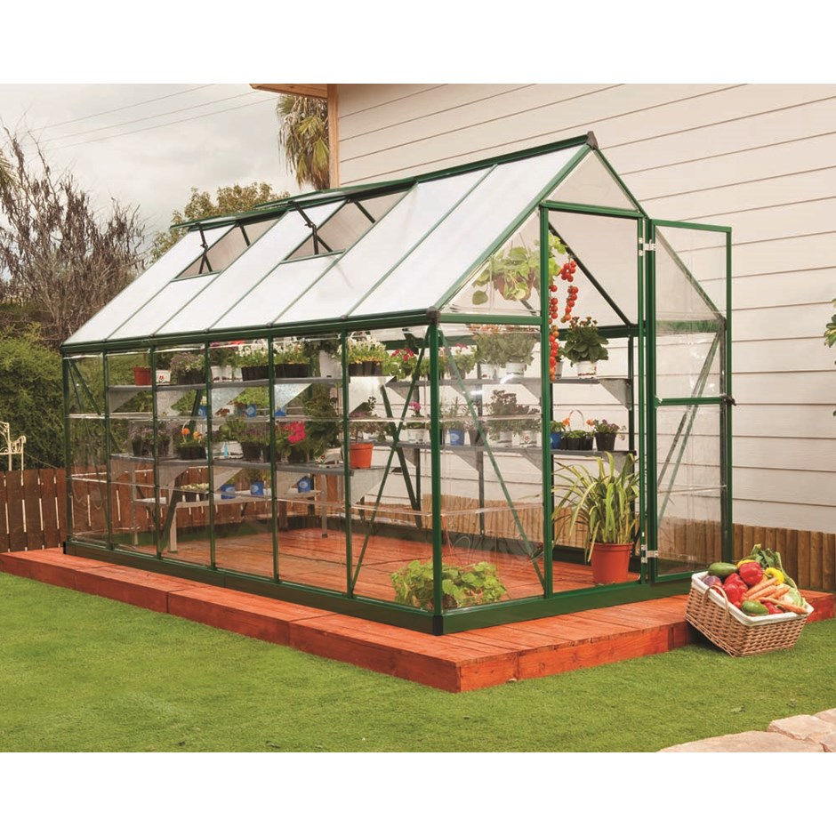 Palram - Canopia Hybrid Greenhouse 6x12 - Green