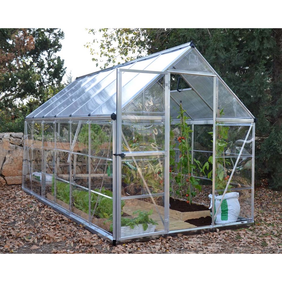 Palram - Canopia Hybrid Greenhouse 6x12- Silver