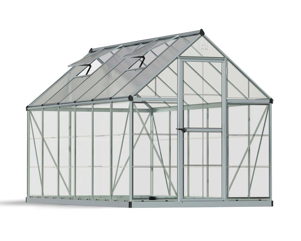 Palram - Canopia Hybrid Greenhouse 6x12- Silver