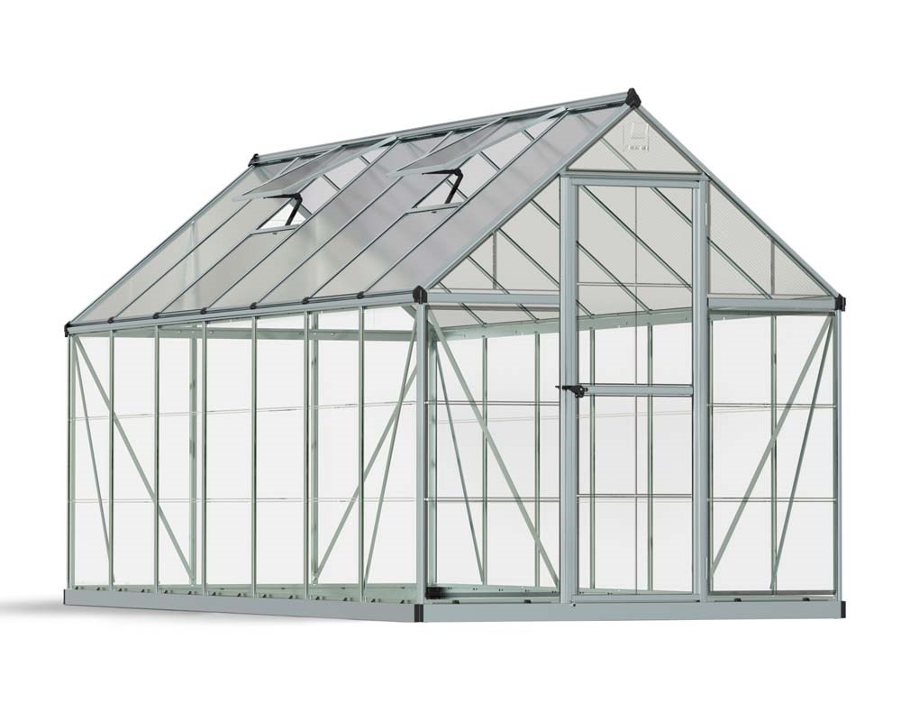 Palram - Canopia Hybrid Greenhouse 6x14 - Silver