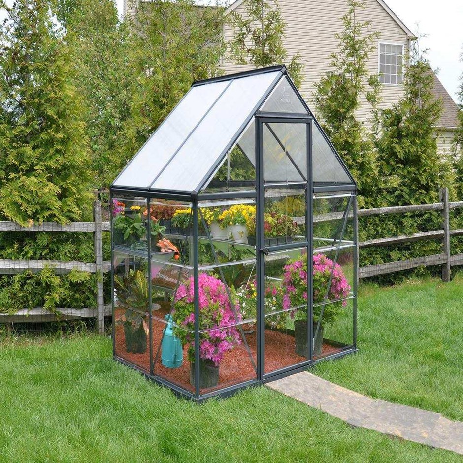Palram - Canopia Hybrid Greenhouse 6x4 - Grey