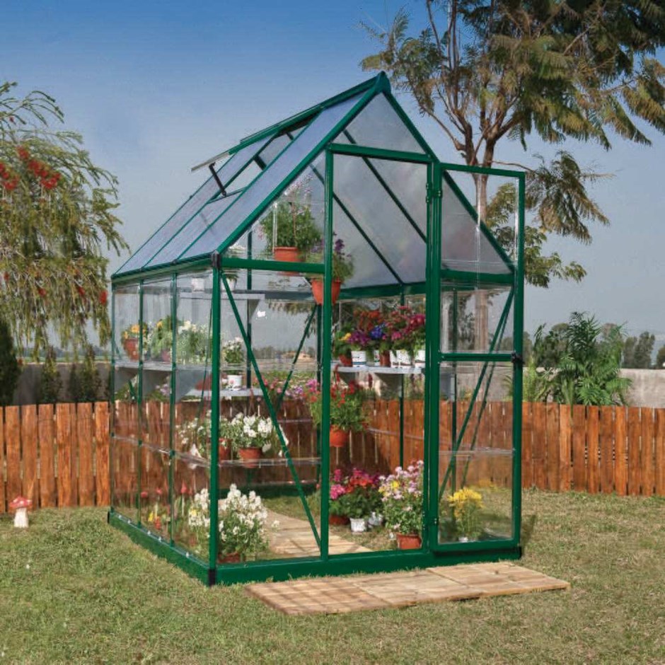Palram - Canopia Hybrid Greenhouse 6x6 - Green