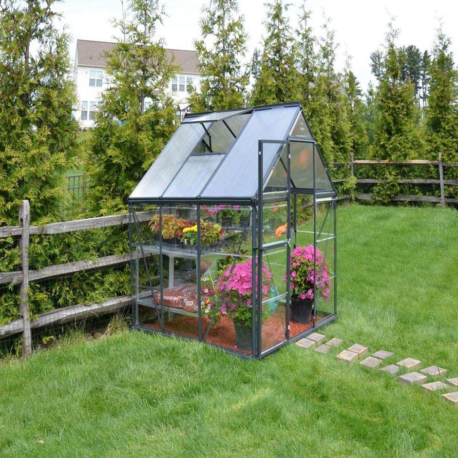 Palram - Canopia Hybrid Greenhouse 6x6 - Grey