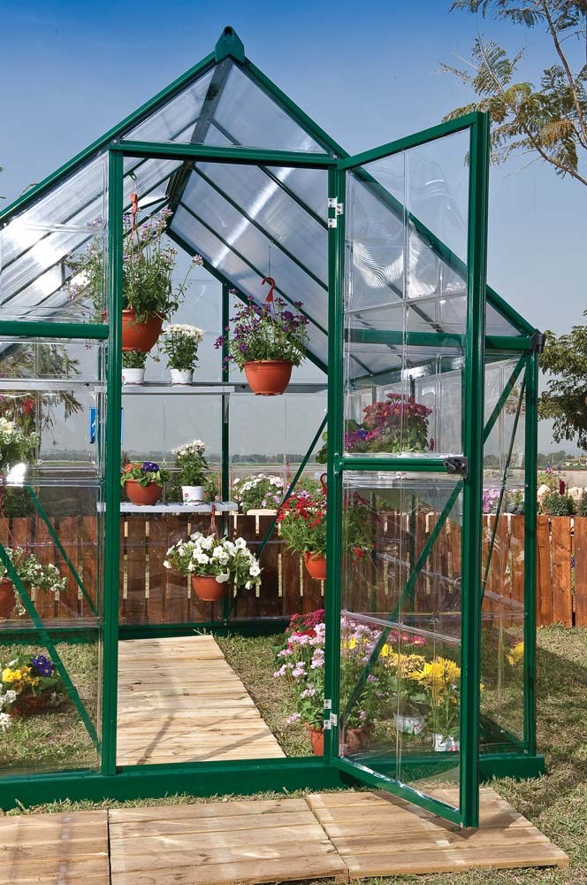 Palram - Canopia Hybrid Greenhouse 6x8 - Green