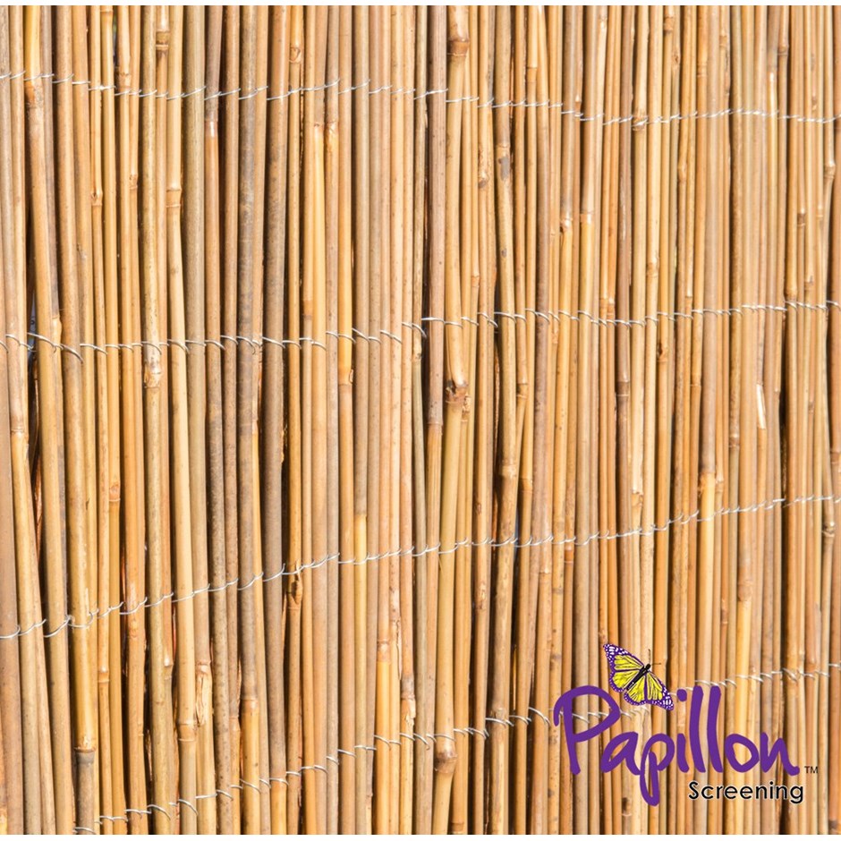 Bamboo Cane Natural Fencing Screening 4.0m x 1.8m (13ft 1in x 6ft) | Papillon™
